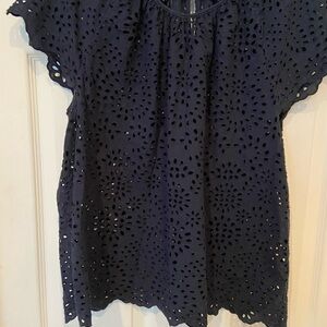 Banana Republic eyelet blouse